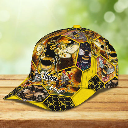 3D Classic Cap Bee Yourself Personalized Name Cap 44 Lasfour CA1351