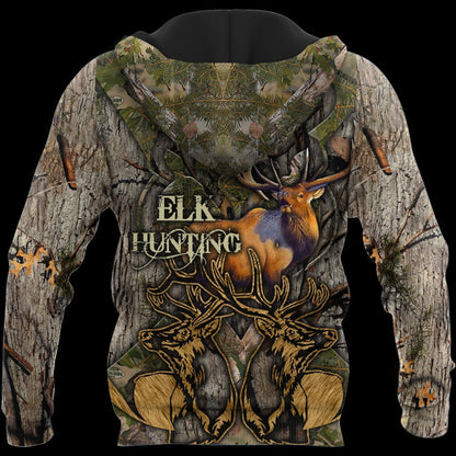 StepDad Veteran Camo Deer Hunting Hoodies 3D Men Fathers Day Gifts Husband TO0110