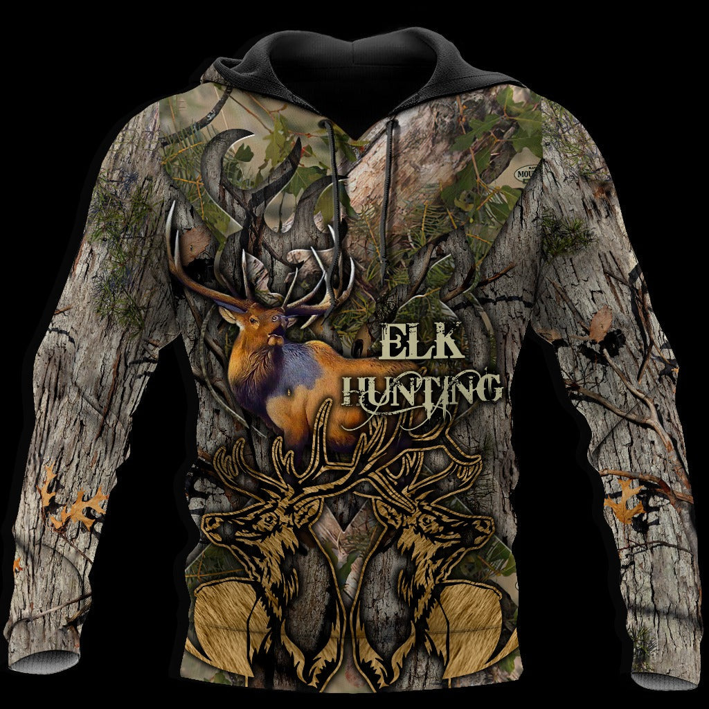 StepDad Veteran Camo Deer Hunting Hoodies 3D Men Fathers Day Gifts Husband TO0110