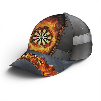 Fire Darts Metallic Style Baseball Cap Lasfour CO0894