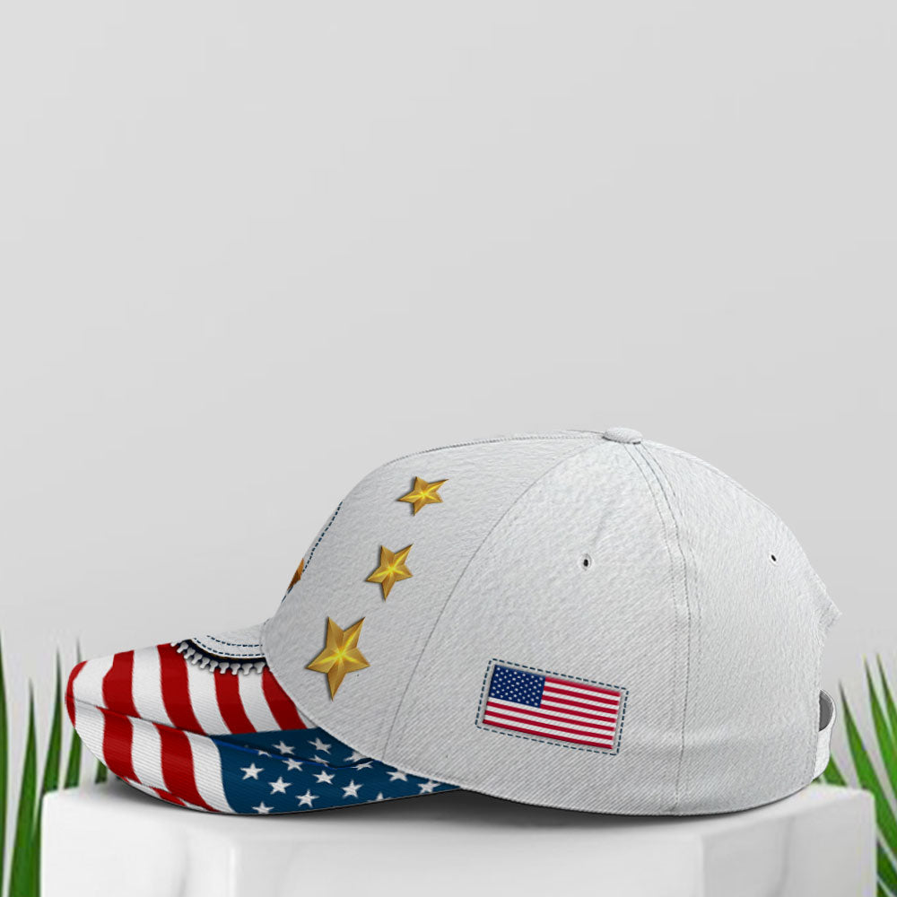 Eagle And US Flag Baseball Cap Lasfour CO0712