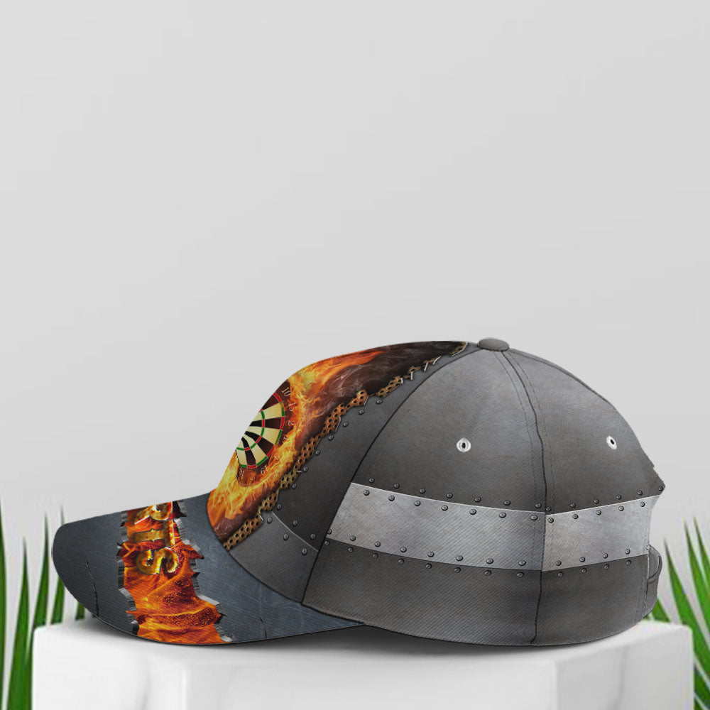 Fire Darts Metallic Style Baseball Cap Lasfour CO0894