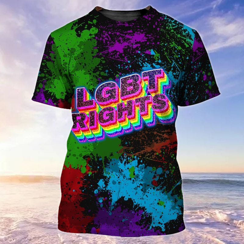 Lgbt Right T Shirt, Gay Rights Shirts, Trans Rights Tshirt 3D Full Printed LO0817