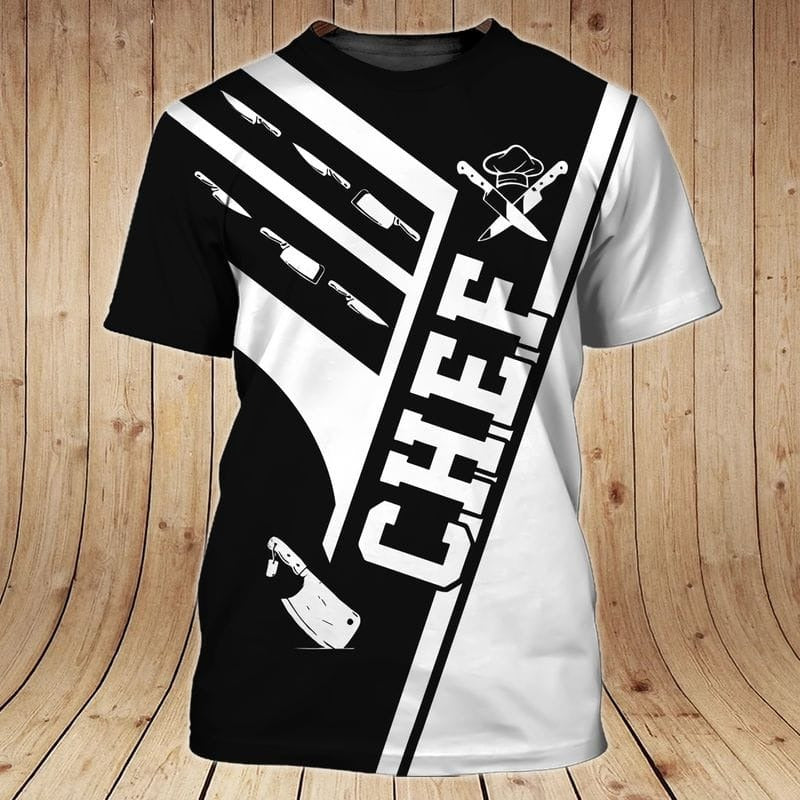 Chef Uniform 3D Shirt For Men Women, Cooking Lover Gifts TO0996