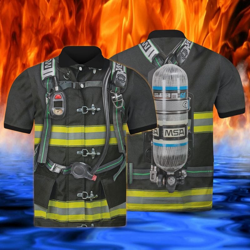 3D All Over Print Equipment Fire Tool Tee Shirt, Best Firefighter Apparel For Firefighter Lovers TO3300