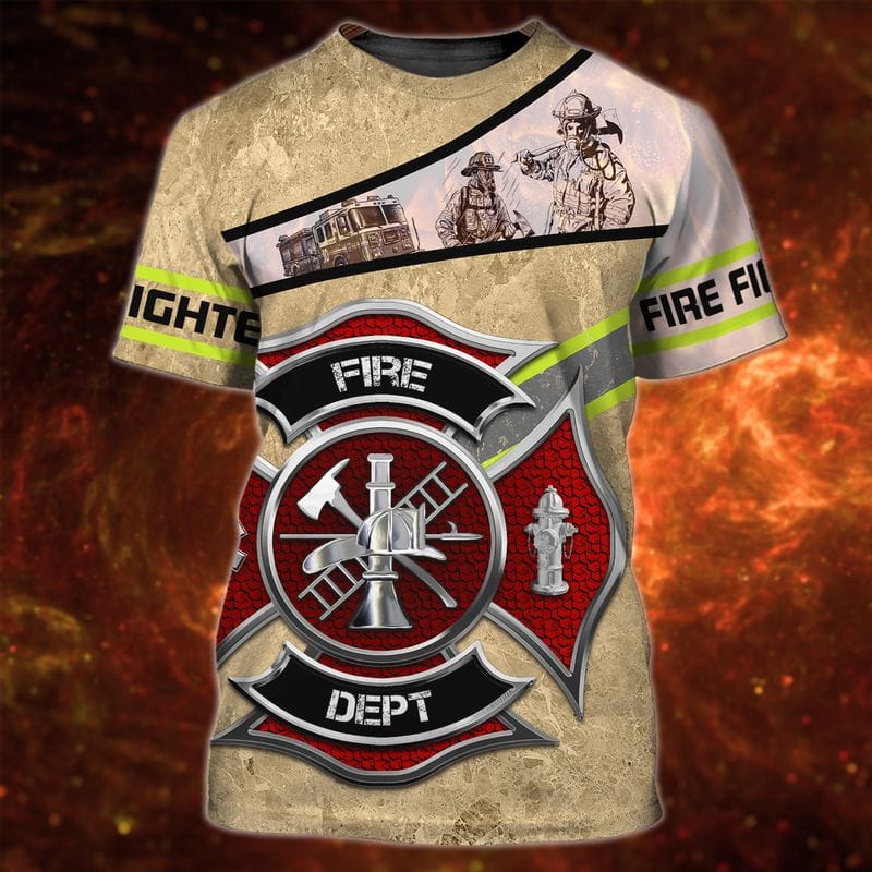 3D All Over Print Firefighter Apparel, Perfect T-Shirt For Firefighter TO3291