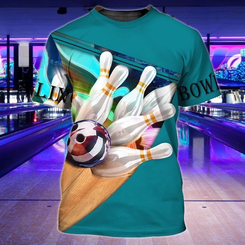 3D All Over Printed Love Bowling T Shirt, Best Bowling Shirt Men Women TO1063