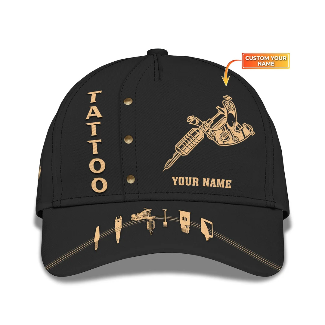 Tattoo Artist Shop, Personalized Name baseball cap CA0395