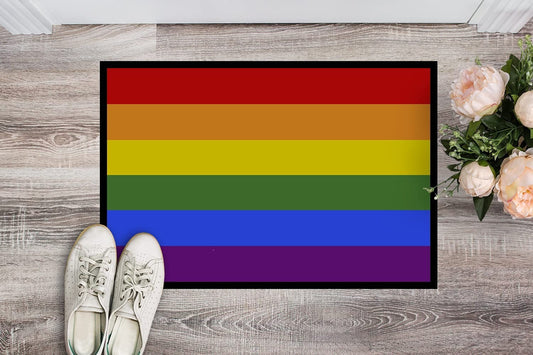 Gay Pride Door Mat, Indoor Rug Or Outdoor Welcome Mat 24X36 Lgbt Pride Doormat LO1248