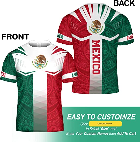 Mexico Shirt, Personalized Mexican Hoodie, Custom Mexico Hoodie, Mexico Soccer Jersey Custom Hoodies TO3062