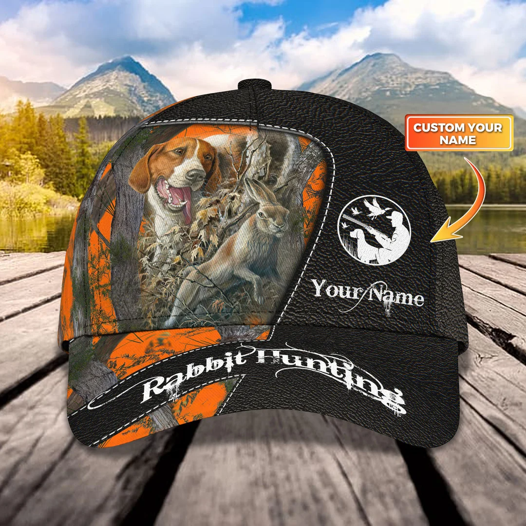 Beagle Hunting Personalized Name Baseball Cap Classic Cap CA0387