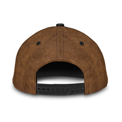 Personalized Pilot Brown Classic Cap, Personalized Gift for Pilot CA0222