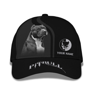 Pitbull Lover Personalized Name Ball Cap CA0321