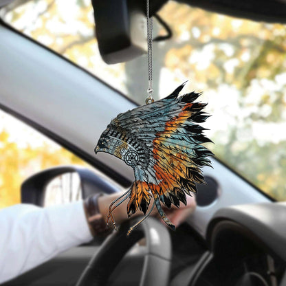 Native American Car Hanging Ornament, Lasfour Ornament For Cars OO0040