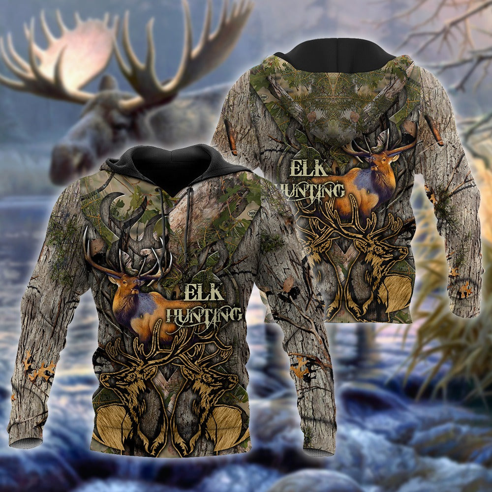 StepDad Veteran Camo Deer Hunting Hoodies 3D Men Fathers Day Gifts Husband TO0110