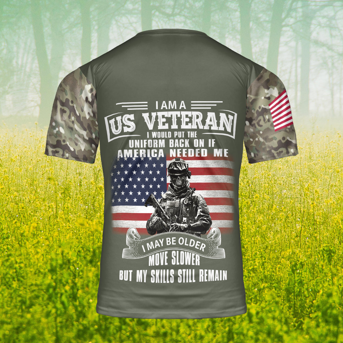 Veteran Shirt 3D All Over Printed T Shirt For American Veteran I Am A Us Veteran Shirts TO0926