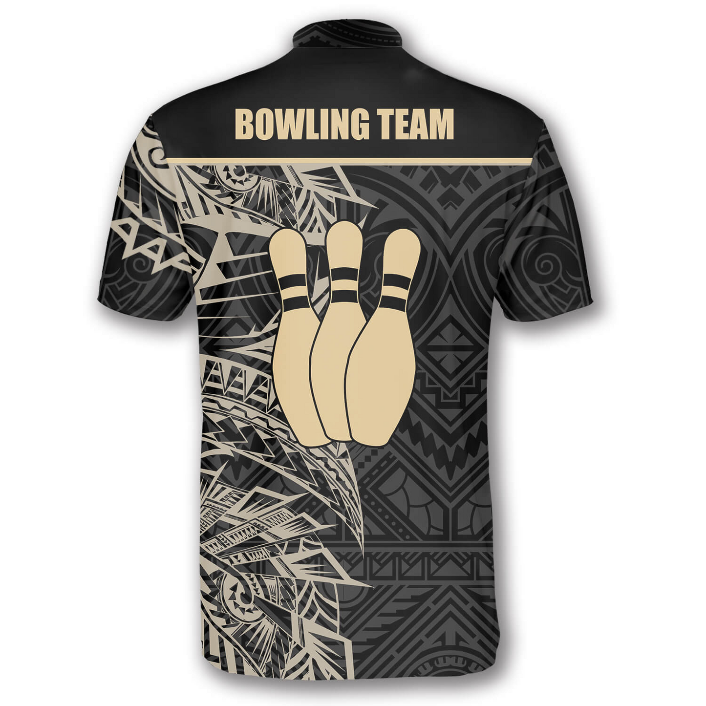 Apricot Bowling Player Custom Bowling Jerseys for Men, Tribal Bowling Shirt, Custom Bowling Shirt SO0679