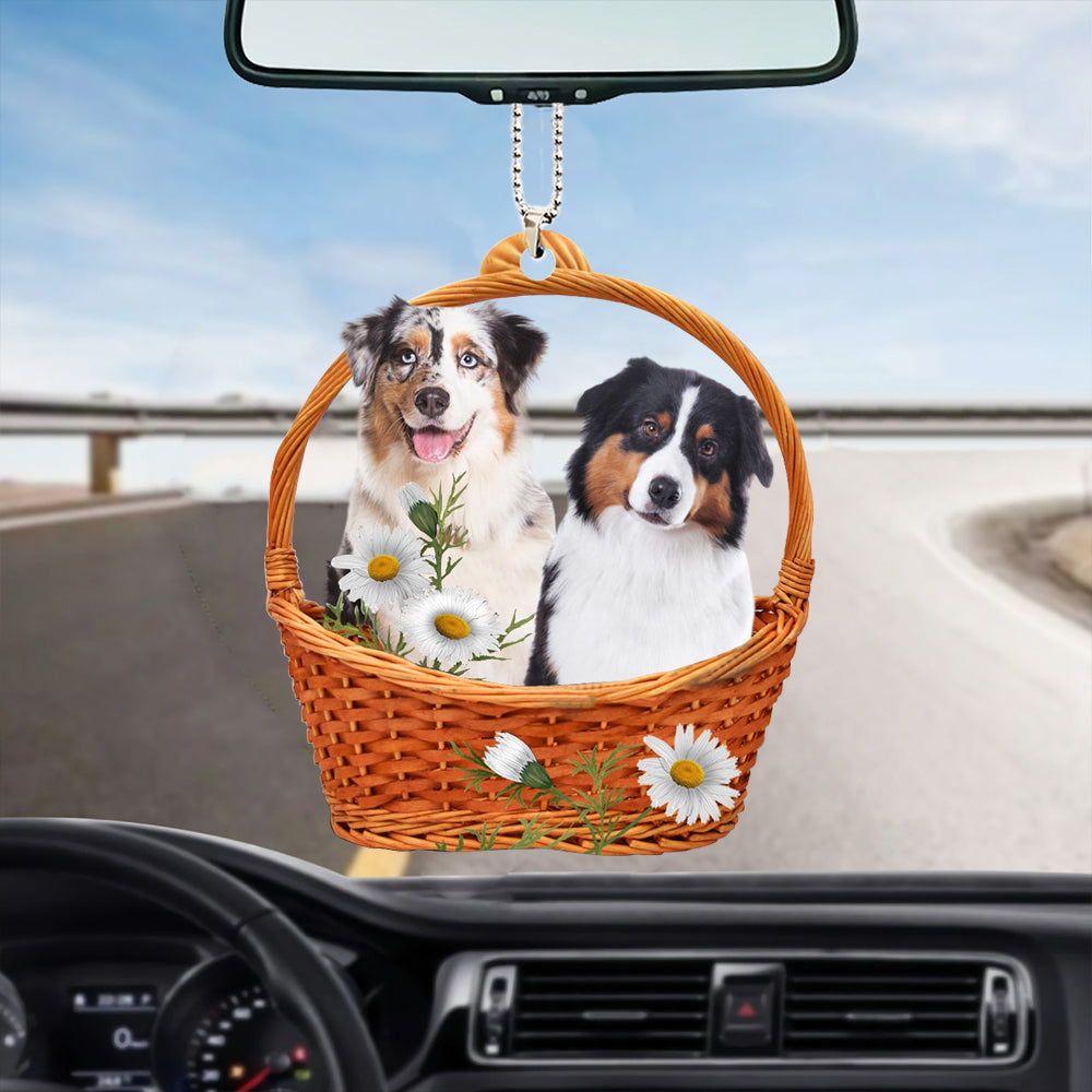 Australian Shepherd God'S Present Auto Car Hanging Ornament OO0975