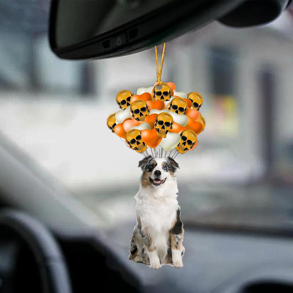 Australian Shepherd Halloween Car Ornament Dog Ornament For Halloween OO1138