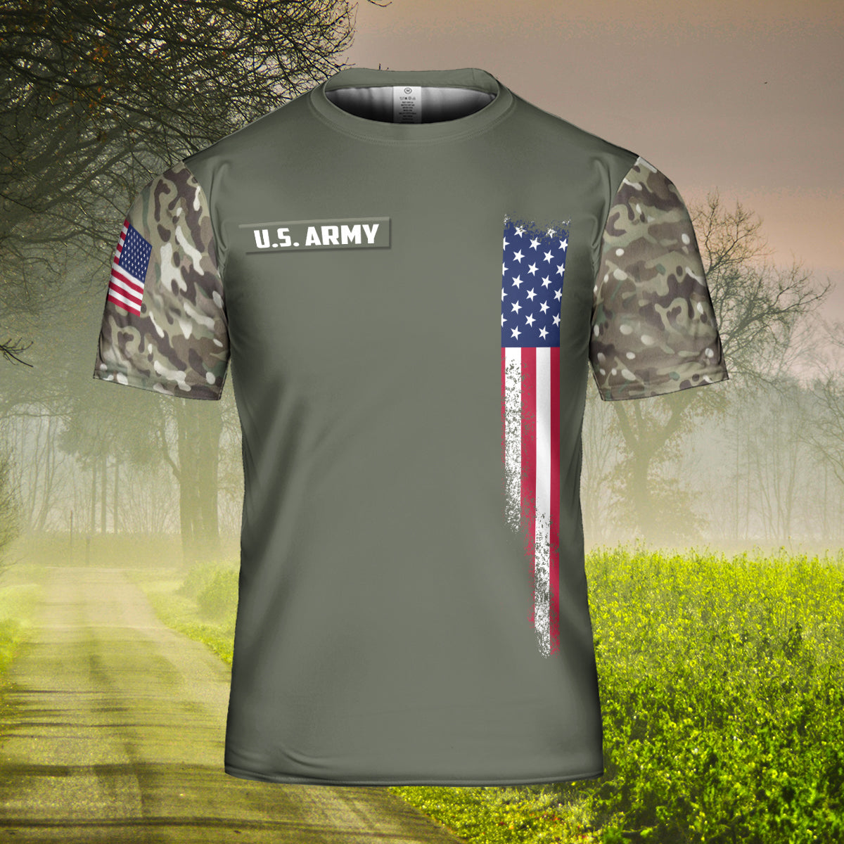 3D All Over Print Veteran Shirt I Am A Veteran Like My Father Before Me Gift For Veteran Dad TO0927