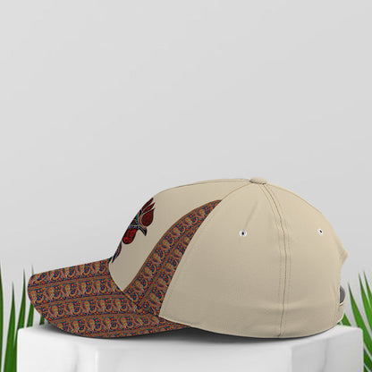 Rooster Chicken Leather Style Baseball Cap Lasfour CO0877