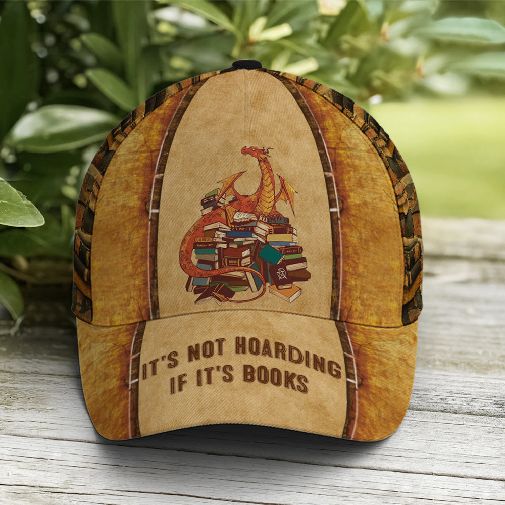 It's Not Hoarding Dragon Books Vintage Style Baseball Cap Lasfour CO0737