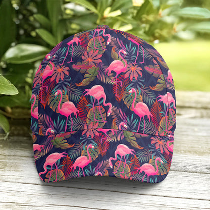 Flamingo Tropical Pattern Baseball Cap Lasfour CO0723