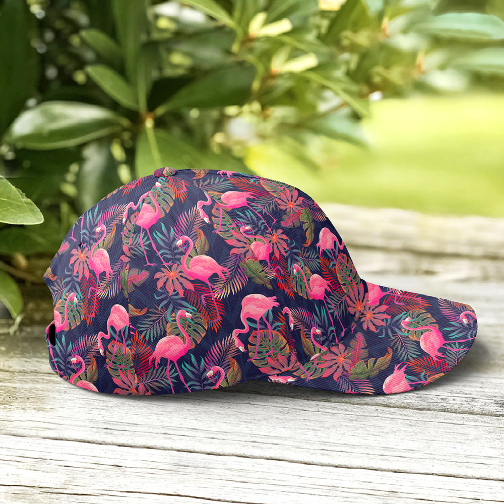 Flamingo Tropical Pattern Baseball Cap Lasfour CO0723