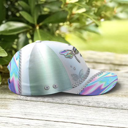 Hologram Style Dragonfly Baseball Cap For Women Classic Cap Lasfour CO0119