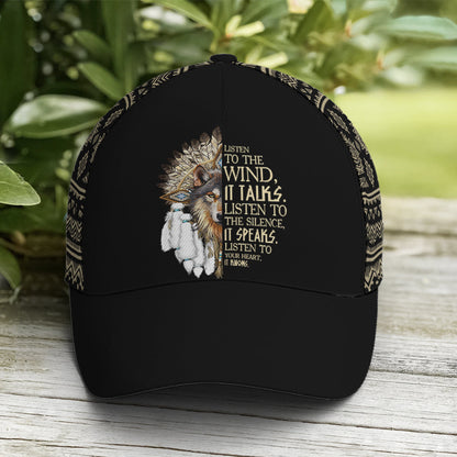 Wolf Native American Baseball Cap Lasfour CO0681