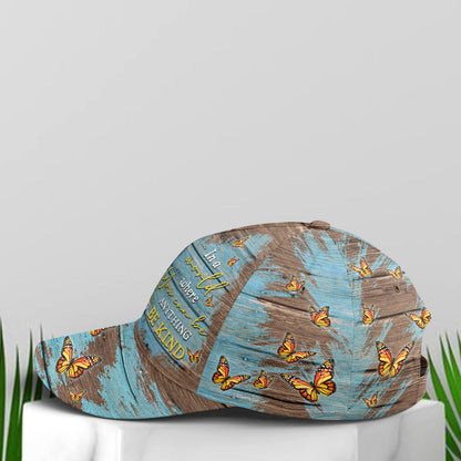 Elephant Butterfly In A Word Where You Can Be Jean Style Baseball Cap Lasfour CO0879