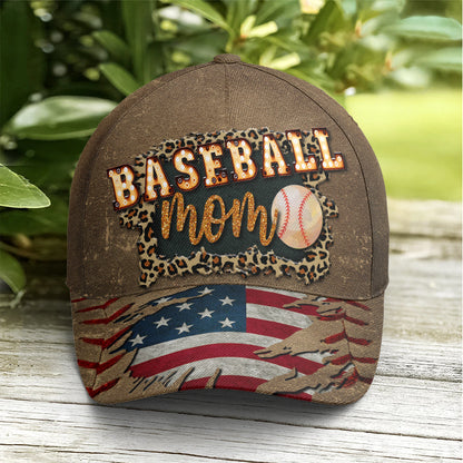 Baseball Mom American Baseball Cap Lasfour CO0868