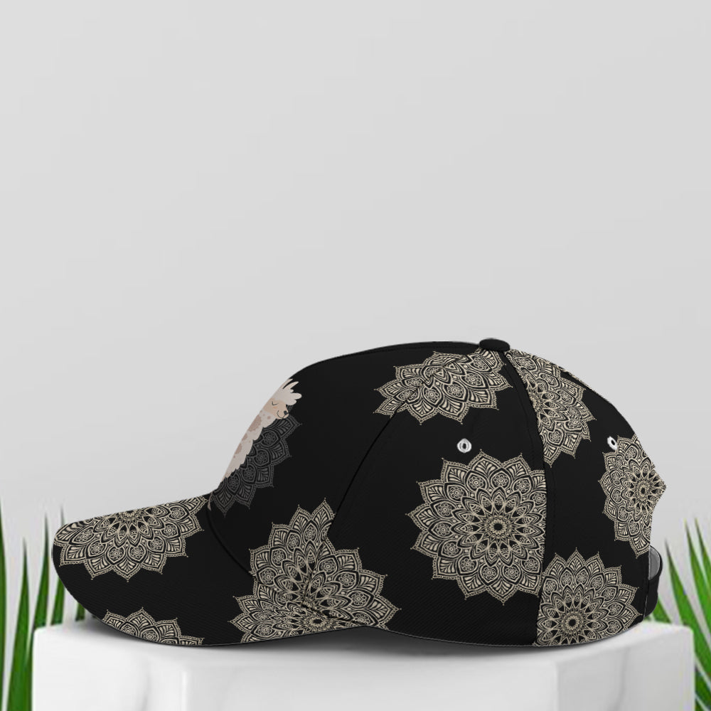 Llama Mandala Pattern Baseball Cap Lasfour CO0773