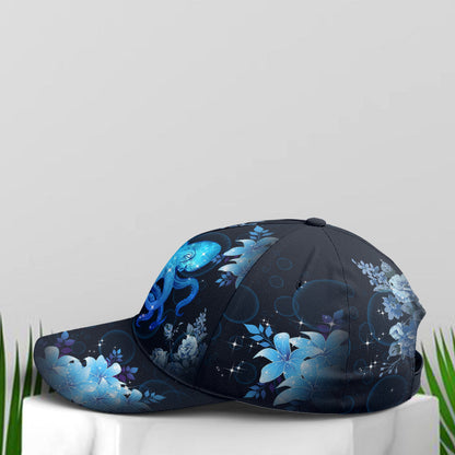 Baseball Cap For Octopus Lovers Vector Style Art Lasfour CO0743