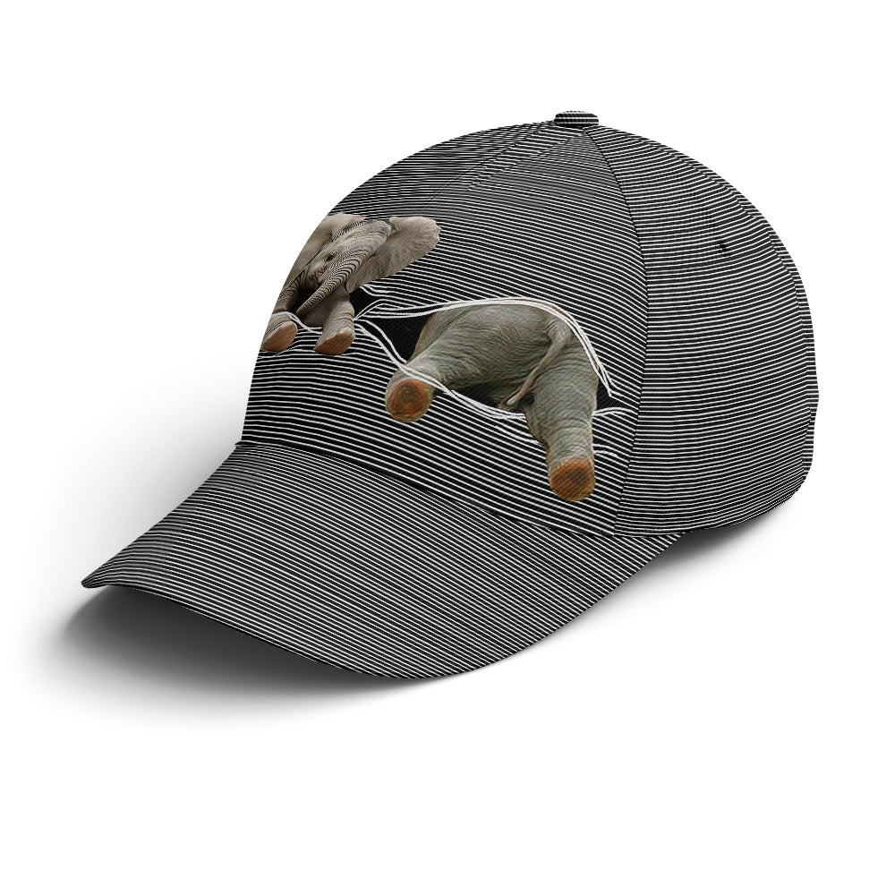 Cute Baby Elephant Funny Baseball Cap Lasfour CO0810