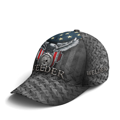 US Eagle Baseball Cap For Welder Metalic Style Lasfour CO0955