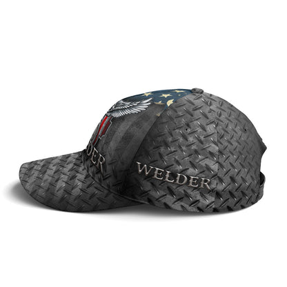 US Eagle Baseball Cap For Welder Metalic Style Lasfour CO0955