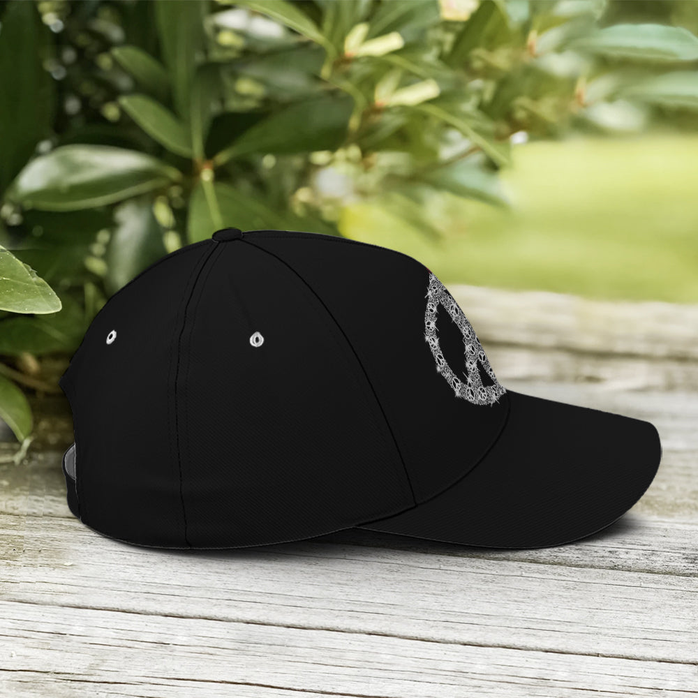 Santa Hippie Classic Black Baseball Cap Lasfour CO0861