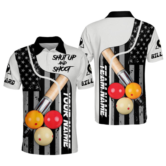 Lasfour Billiards Carom Expertise Personalized Name 3D Shirt BIA0349