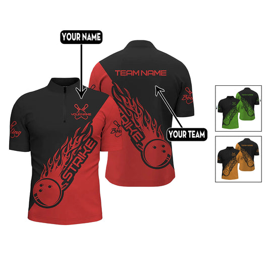 Custom Flame Bowling Jerseys For Team BO0005