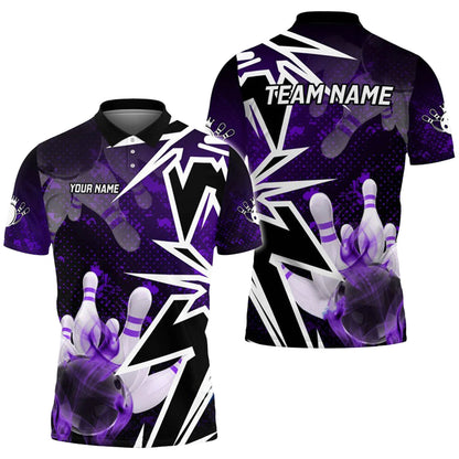 Custom Bowling Polo Shirts For Team BO0357