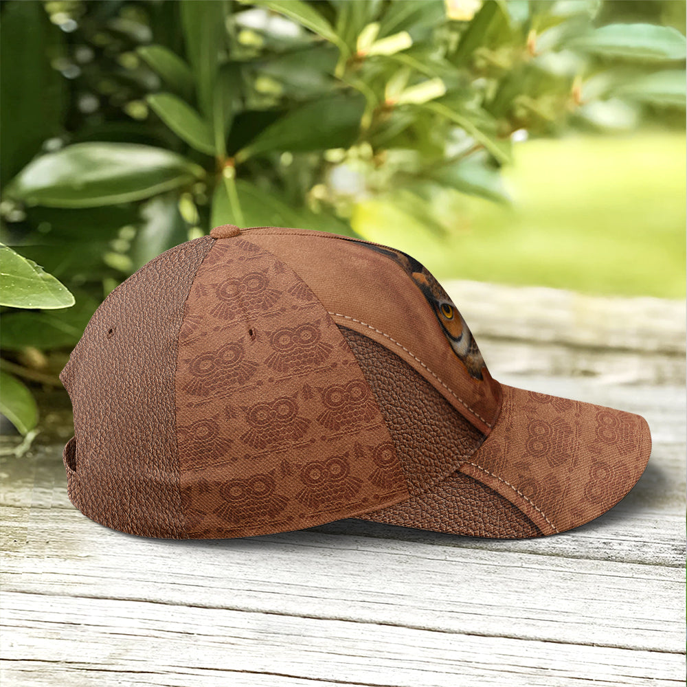 Owl Wood Style Baseball Cap Lasfour CO0924