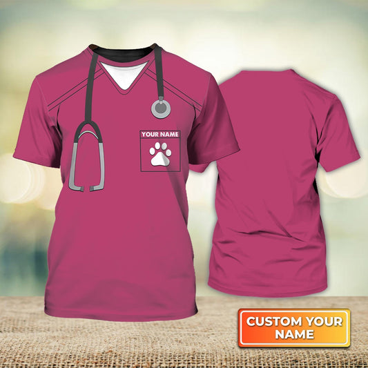 Customized 3D Veterinarian Shirt Veterinarian Uniform Gift For Veterianrian TO1299