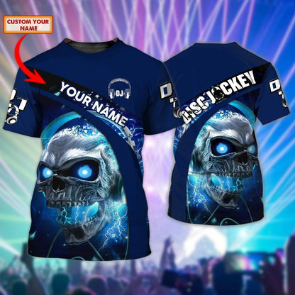 Personalized Deejay 3D T Shirt, Colorful Premium Dj Shirts Full Print, Cool Best Present To Disc Jockey TO0035