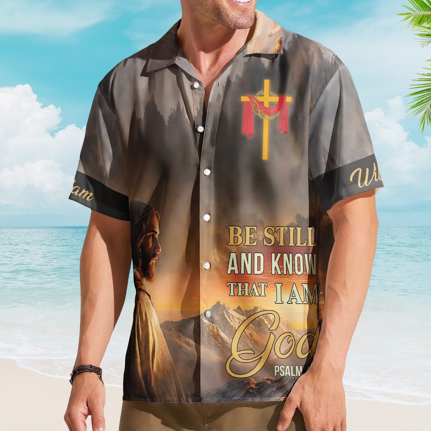 Be Still And Know That I Am God Hawaiian Shirt - Custom Hawaiian Shirts HA0103