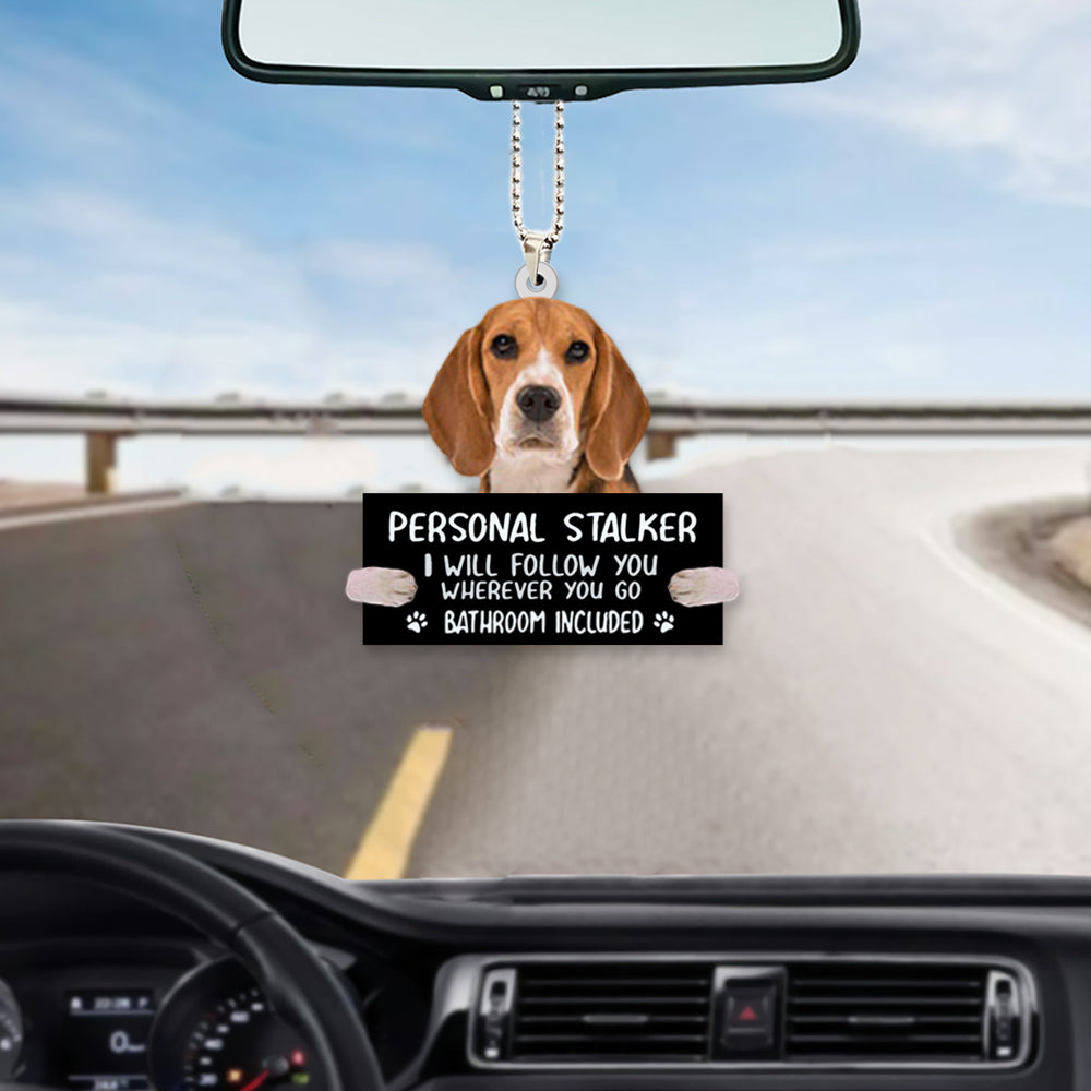 Cute Beagle Personal Stalker Car Hanging Ornament Tree Haning Ornaments OO1053