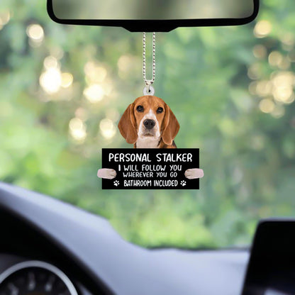 Cute Beagle Personal Stalker Car Hanging Ornament Tree Haning Ornaments OO1053