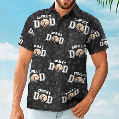 Best Dog Dad - Personalized Photo Hawaiian Shirt HA0018