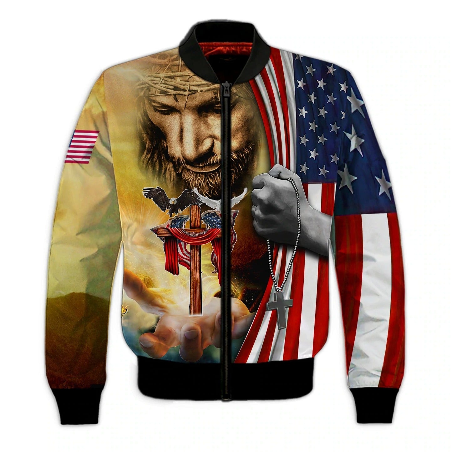 One Nation Under God, 3D Full Print Hoodie T Shirt, Independence Day 3D Hawaiian Shirts TO0216