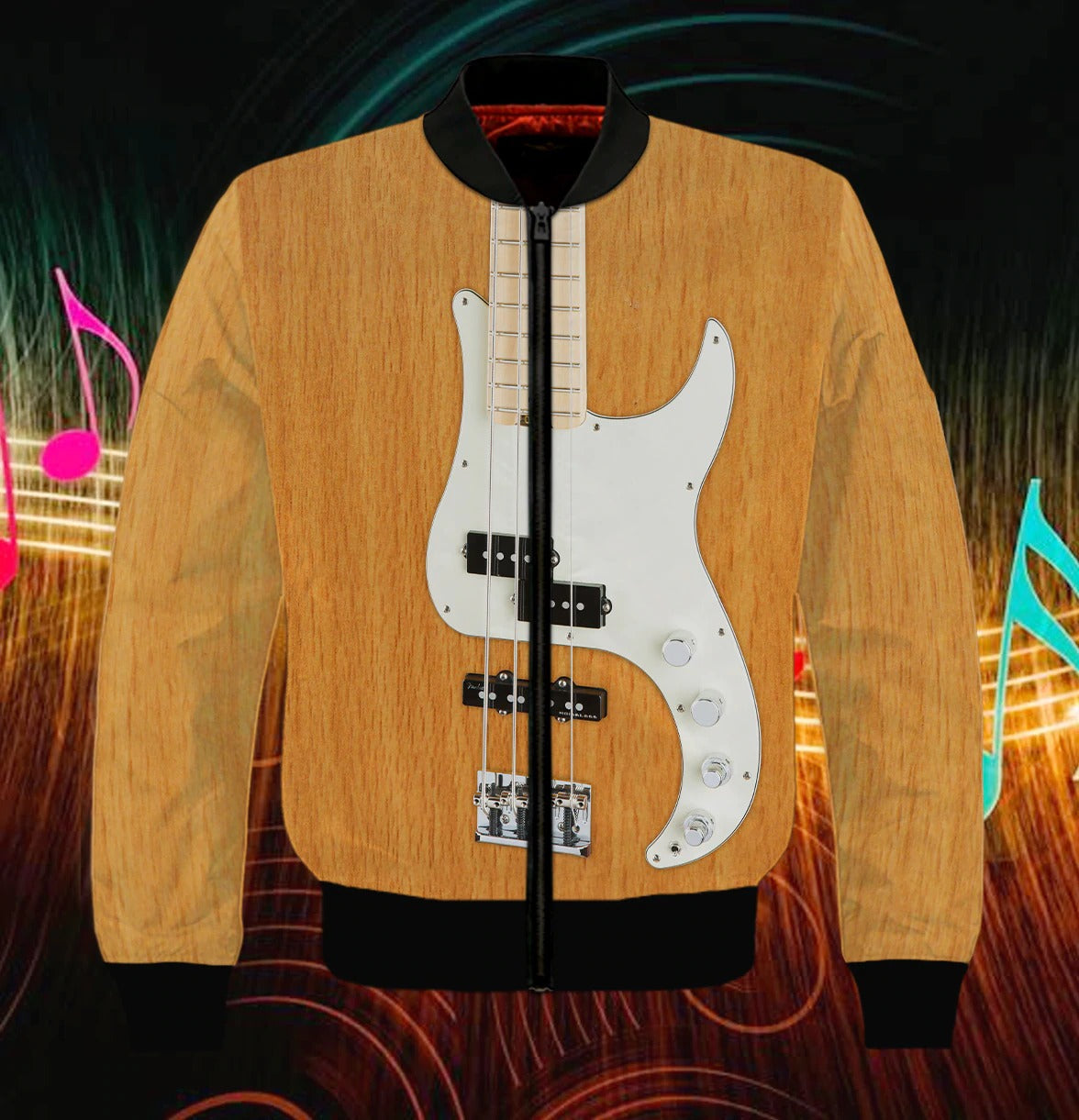 Sublimation Shirt For Guitar Bass Men Love Guitar 3D T Shirts Bass Guitar 3D Hoodie TO0181